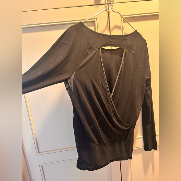 Lululemon Athletica Black Long Sleeve Blouse - Picture 4 of 4